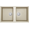 Zlewozmywak Elleci BEST 450 PODWIESZANY G62 BIANCO ANTICO GRANITEK LKB45062BSO